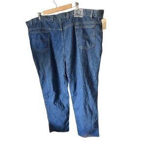 Vintage Levi's Flex Blue tab mens denim jeans size‎ 54x32 USA made